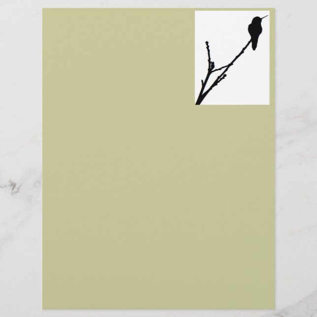 Hummingbird letterhead (Front)