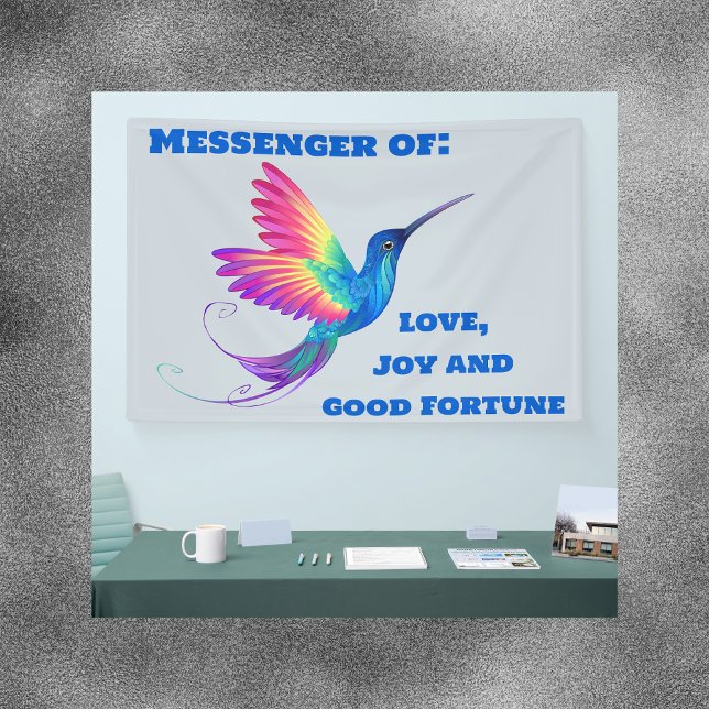 Hummingbird Love, Joy & Good Fortune | Banner (Creator Uploaded)