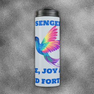 Hummingbird Love, Joy & Good Fortune Thermal Tumbler