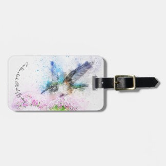 Hummingbird Luggage Tag