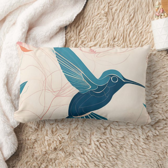 Hummingbird  lumbar cushion (Blanket)