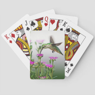Hummingbird Lunch Playing Cards