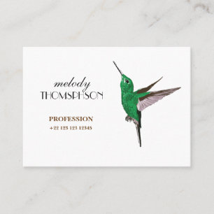 Hummingbird Mighty, Standard Matte Business Card