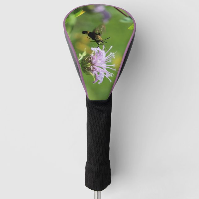 Hummingbird Moth Golf Head Cover (Front)