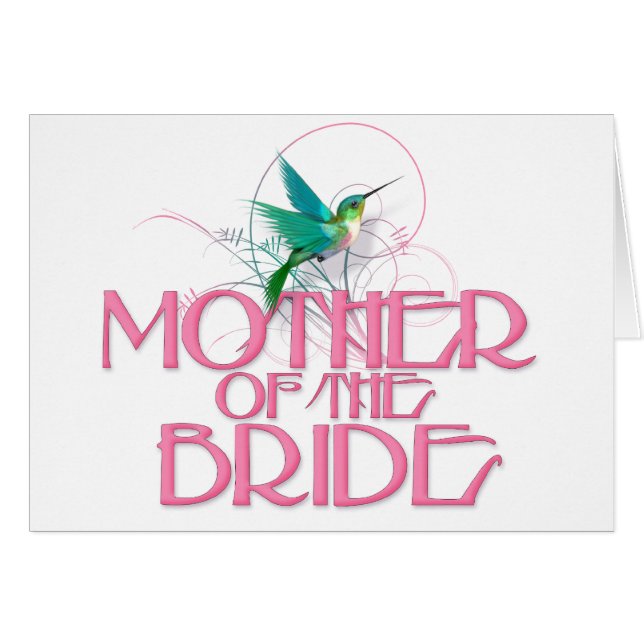 Hummingbird Mother of the Bride (Front Horizontal)