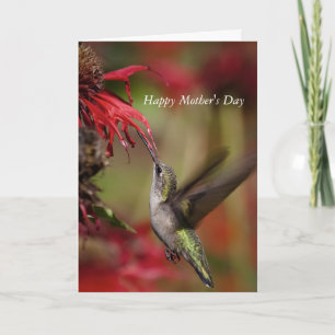 Hummingbird Mother's Day card
