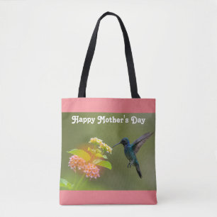 Hummingbird Mother's Day Tote Bag