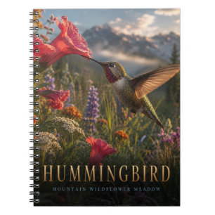 Hummingbird Mountain Meadow ANIMALS Notebook