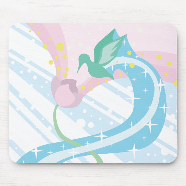 Hummingbird Mouse Pad (Front)