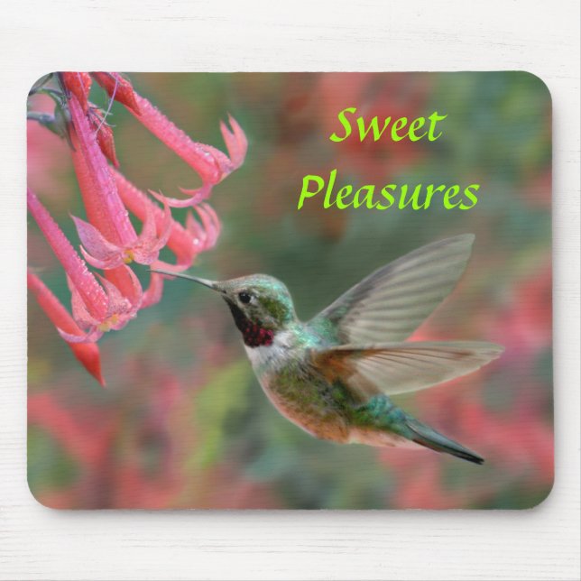Hummingbird Mouse Pad (Front)