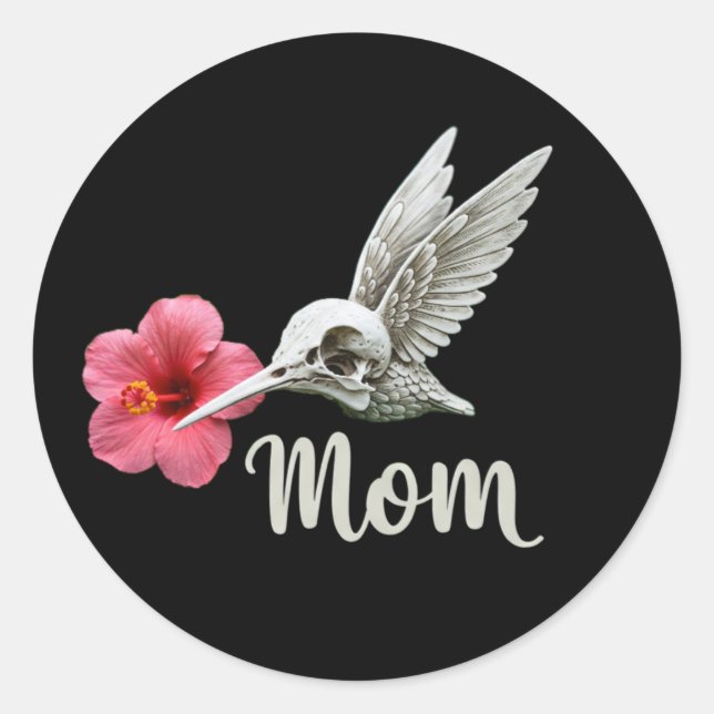 Hummingbird Mum Sticker (Front)