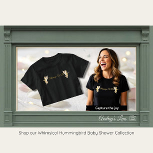 Hummingbird Mummy To Be Shirt Baby Shower