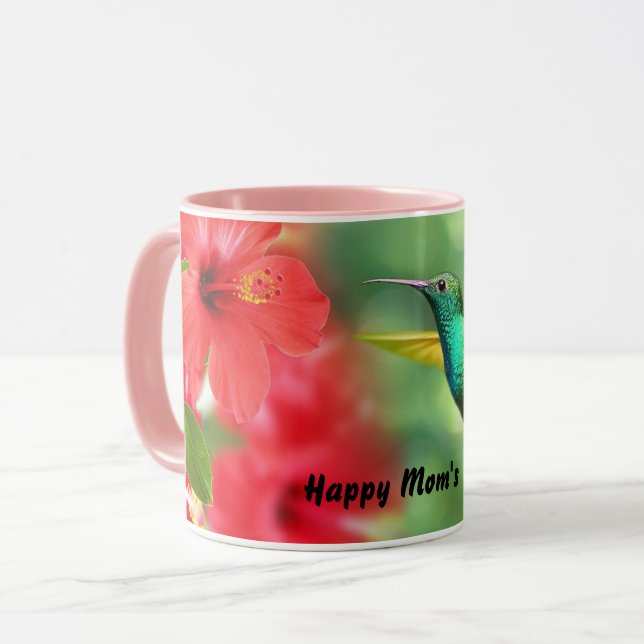 Hummingbird Mum's Day Mug (Front Left)