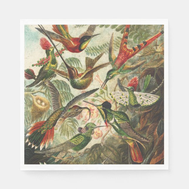 Hummingbird Napkins or Decoupage (Front)