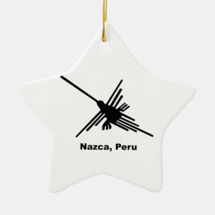 Hummingbird Nazca, Peru Ceramic Tree Decoration