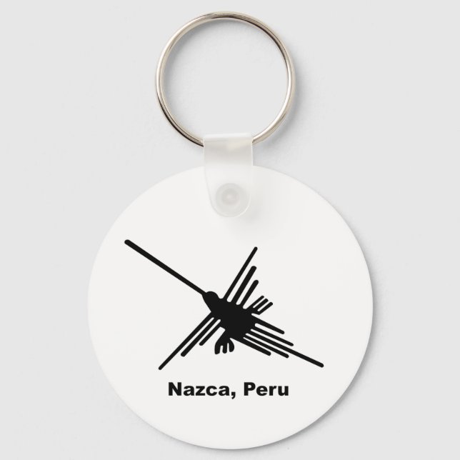 Hummingbird Nazca, Peru Key Ring (Front)