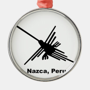 Hummingbird Nazca, Peru Metal Tree Decoration