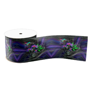 Hummingbird Night Flight Ribbon Grosgrain Ribbon
