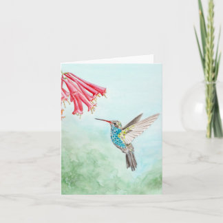 Hummingbird Note Card