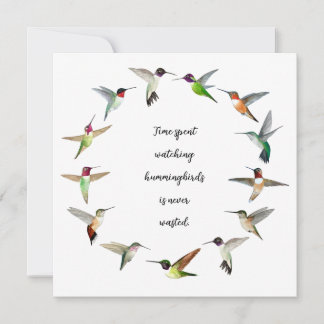 Hummingbird  note card
