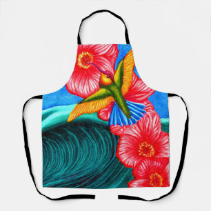 Hummingbird Ocean Apron