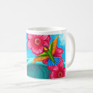 Hummingbird Ocean Coffee Mug