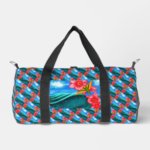 Hummingbird Ocean  Duffle Bag