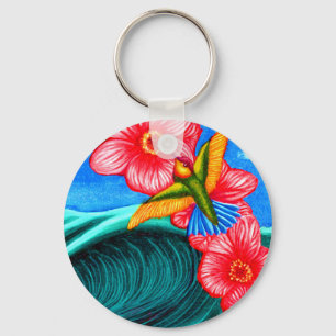 Hummingbird Ocean Key Ring