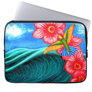 Hummingbird Ocean Laptop Sleeve