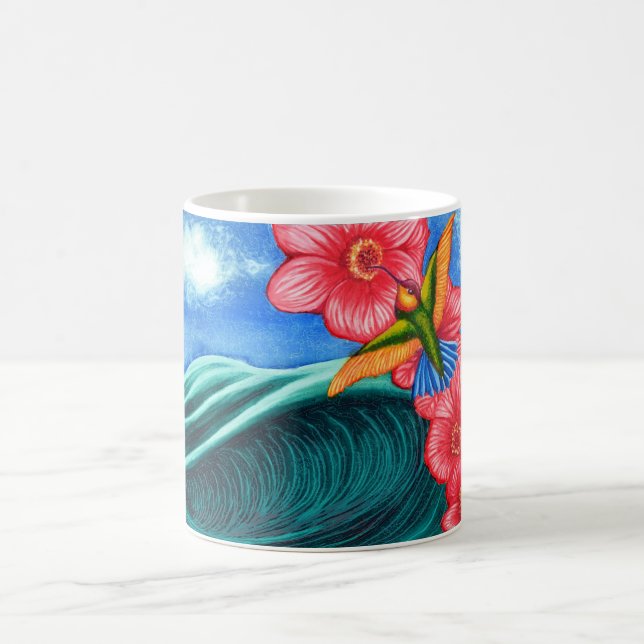 Hummingbird Ocean Mug (Center)