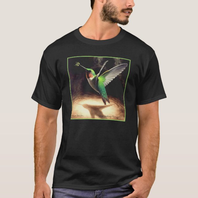 Hummingbird Painting T-Shirt (Front)