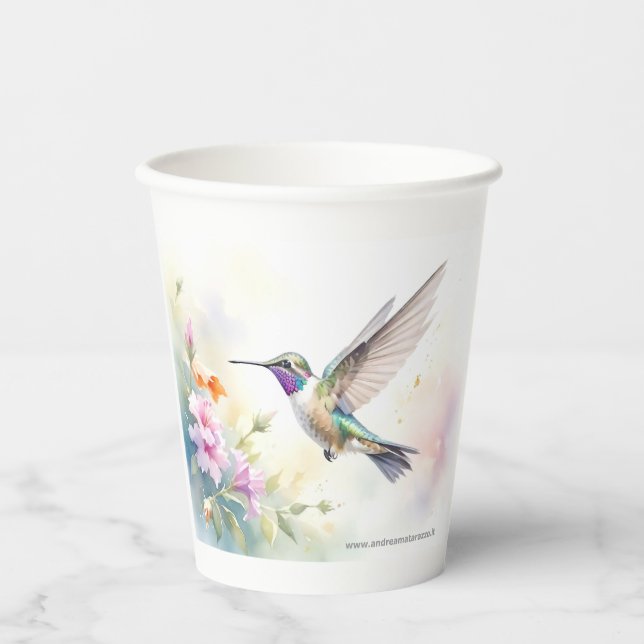 Hummingbird Paper Cups (Front)