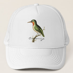 Hummingbird Perched Thunder_Cove Trucker Hat