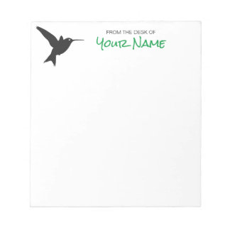 Hummingbird - Personalised Notepad