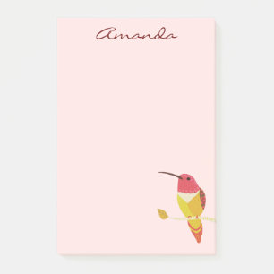 Hummingbird Post-It Notes