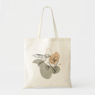 Hummingbird Printed Tote Bag
