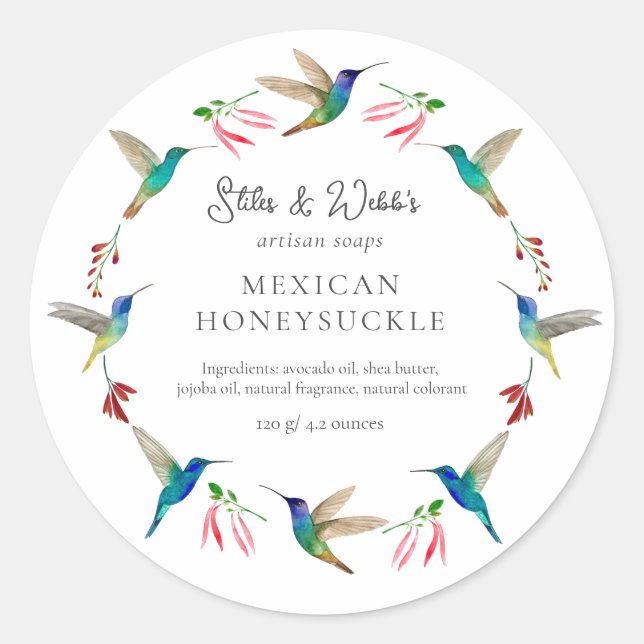 Hummingbird Product Label (Front)