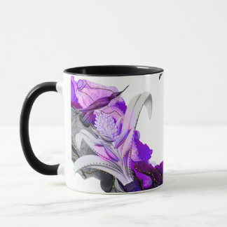 Hummingbird (Purple Design) Mug
