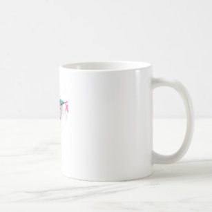 Hummingbird Ribbon Breast Cancer Awareness Coffee Mug