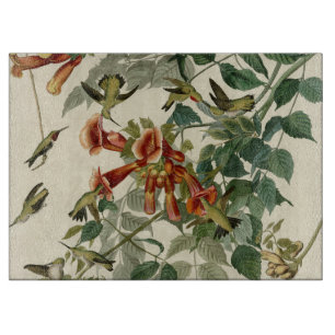 Hummingbird Ruby Throated Audubon Bird Cutting Board
