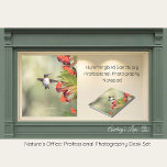 Hummingbird Sanctuary Professional Photography  Notepad<br><div class="desc">Keep your quick notes and daily reminders organized with this beautiful hummingbird notepad. Measuring 5.5" x 6", each page features a vibrant, high-definition capture of a hummingbird, bringing a serene touch of the outdoors to your desk. This pad includes 40 easy tear-away pages of quality paper with a sturdy hard...</div>