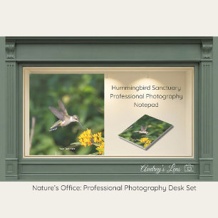 Hummingbird Sanctuary Professional Photography  Notepad