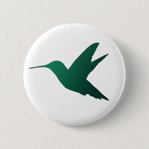 Hummingbird Silhouette Badge