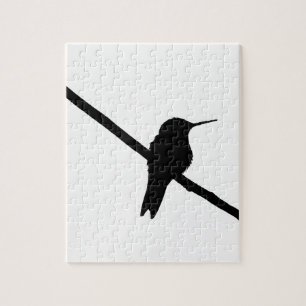 Hummingbird Silhouette Jigsaw Puzzle