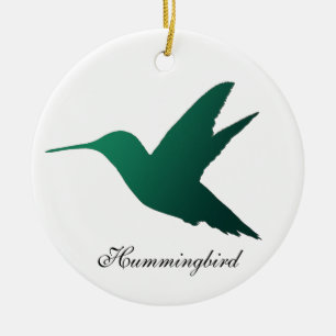 Hummingbird Silhouette Ornament