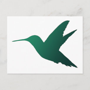 Hummingbird Silhouette Postcard