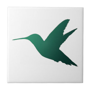 Hummingbird Silhouette Tile