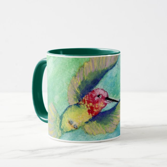 Hummingbird Smile by Lyric Rivera- Coffee Mug (Front Left)