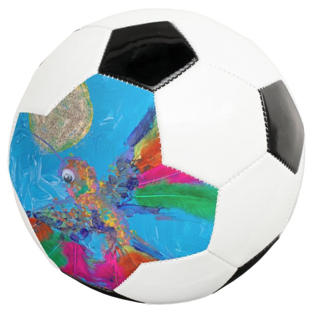 Hummingbird Soccer Ball (Three Quarter)