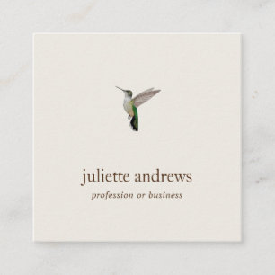 Hummingbird Square Business Card